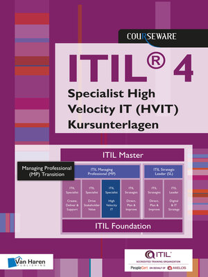 cover image of ITIL&#174; 4 Specialist High Velocity IT (HVIT) Kursunterlagen